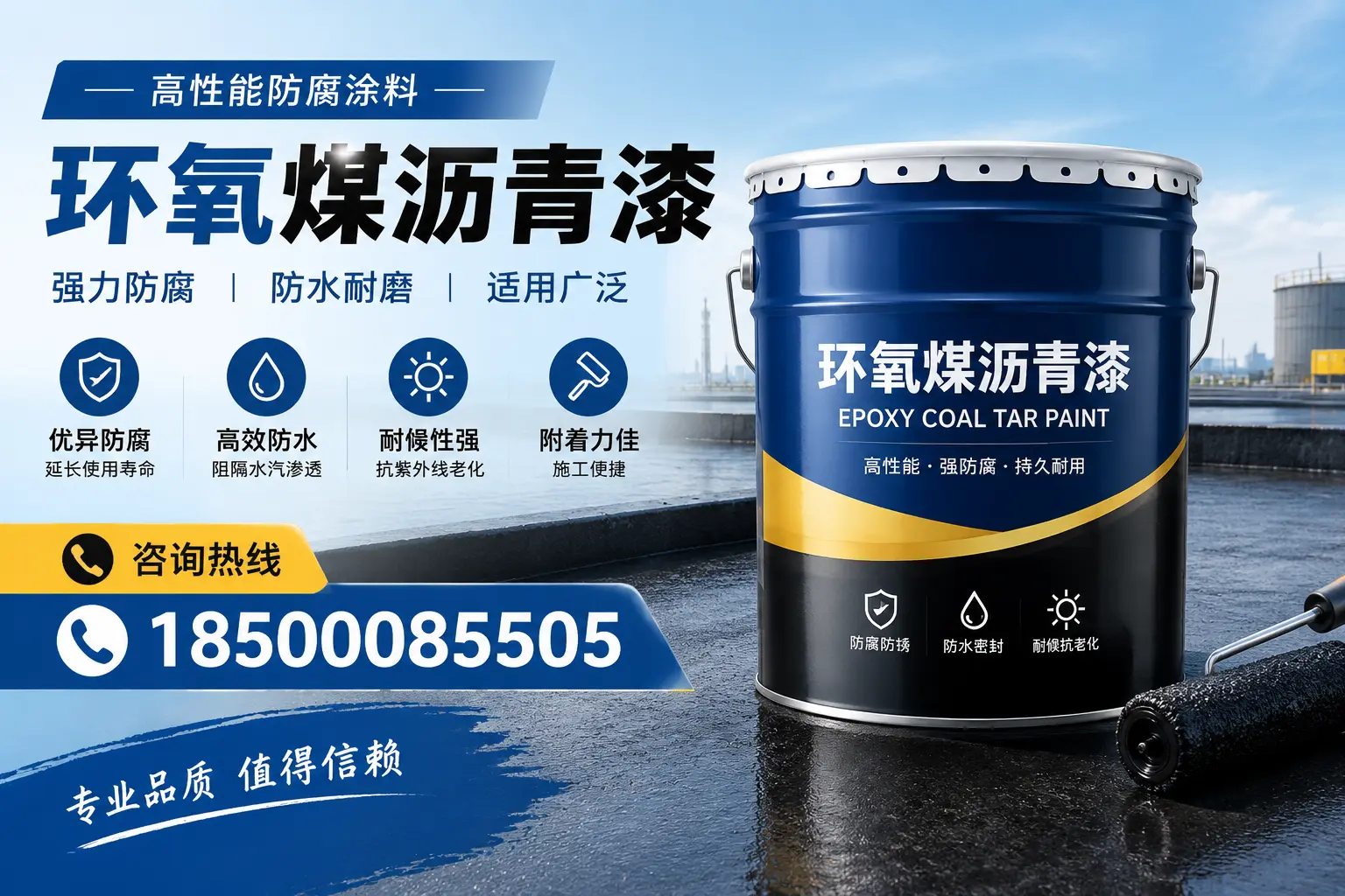 环氧煤沥青漆的主要成分与功能,三亚用户深度了解